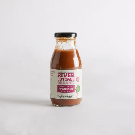 250g River Cottage Organic Rhubarb Ketchup by 9 Meals from Anarchy