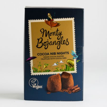 180g Monty Bojangles Vegan Cocoa Dusted Truffles Cocoa Nib Nights