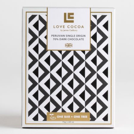 Love Cocoa Dark Peruvian Chocolate Bar (75g)