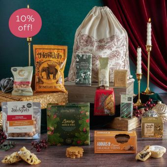 Main image of Festive Favourites Hamper, a luxury Christmas gift hamper at hampers.com UK