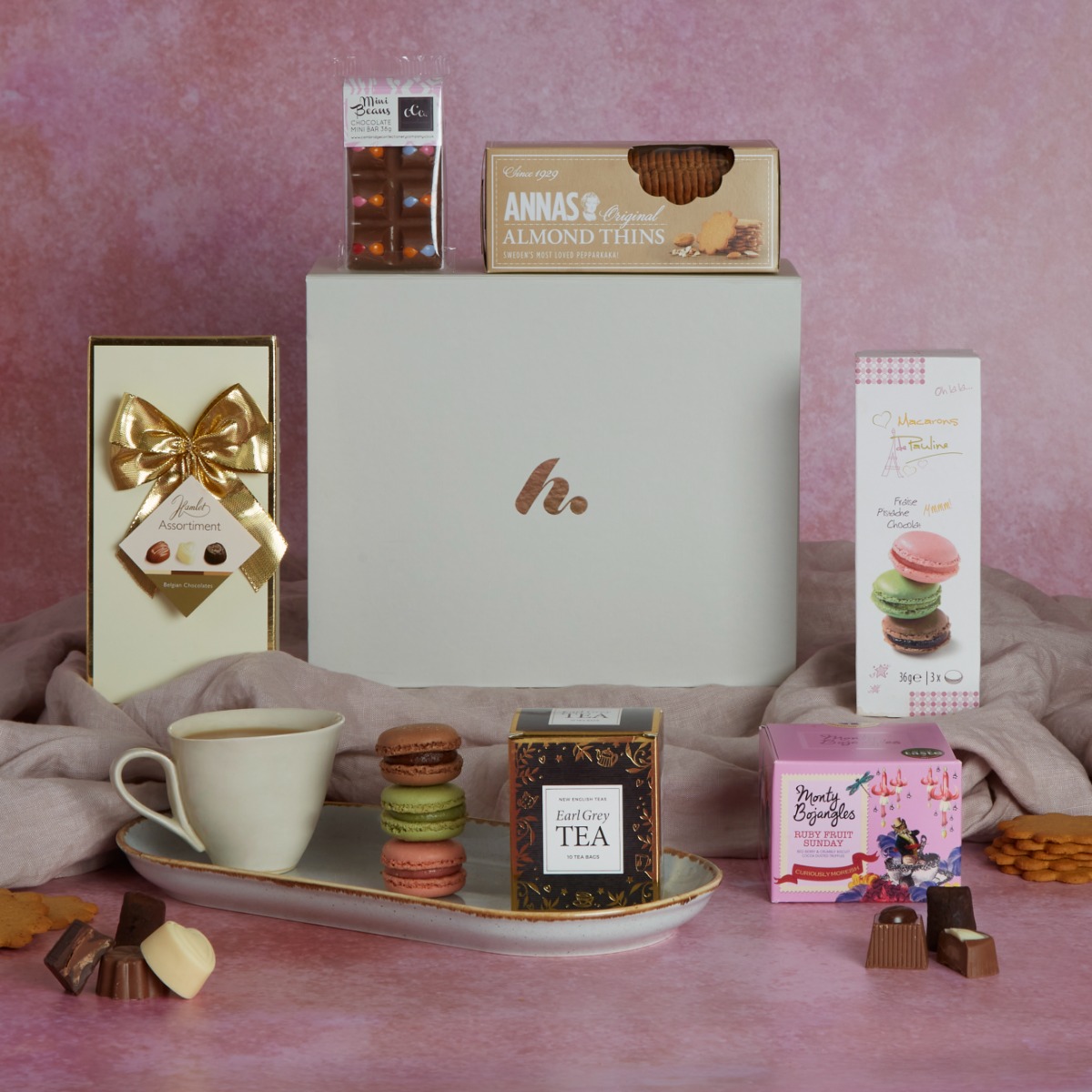 Sweet Treats for Her Gift Box with contents on display as a recommended gift for Mother's Day